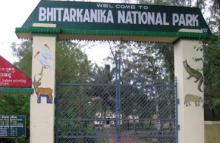 Gate of National Park of Bhitara Kanika